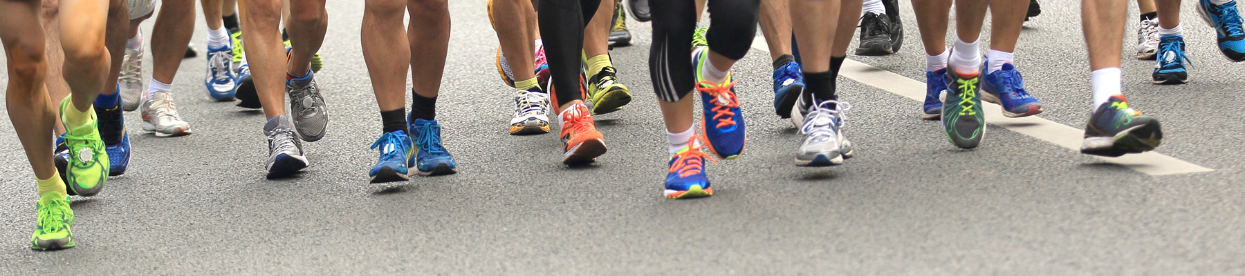 Calgary Podiatrist Dr. Jason Gurevitch, Associate Foot Specialists Clinic, banner photo of marathon runners